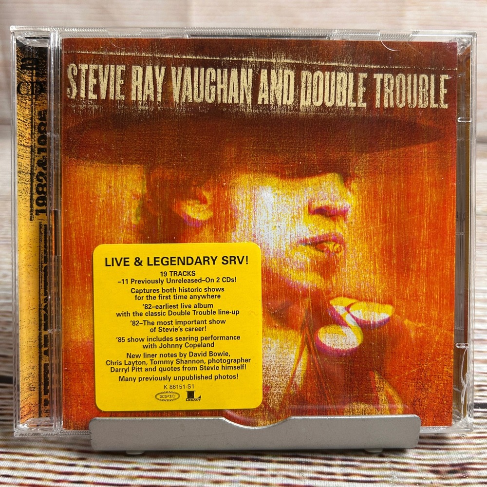 Stevie Ray Vaughan Double Trouble Live at Montreux 1982 & 1985 2-CD E2K 86151